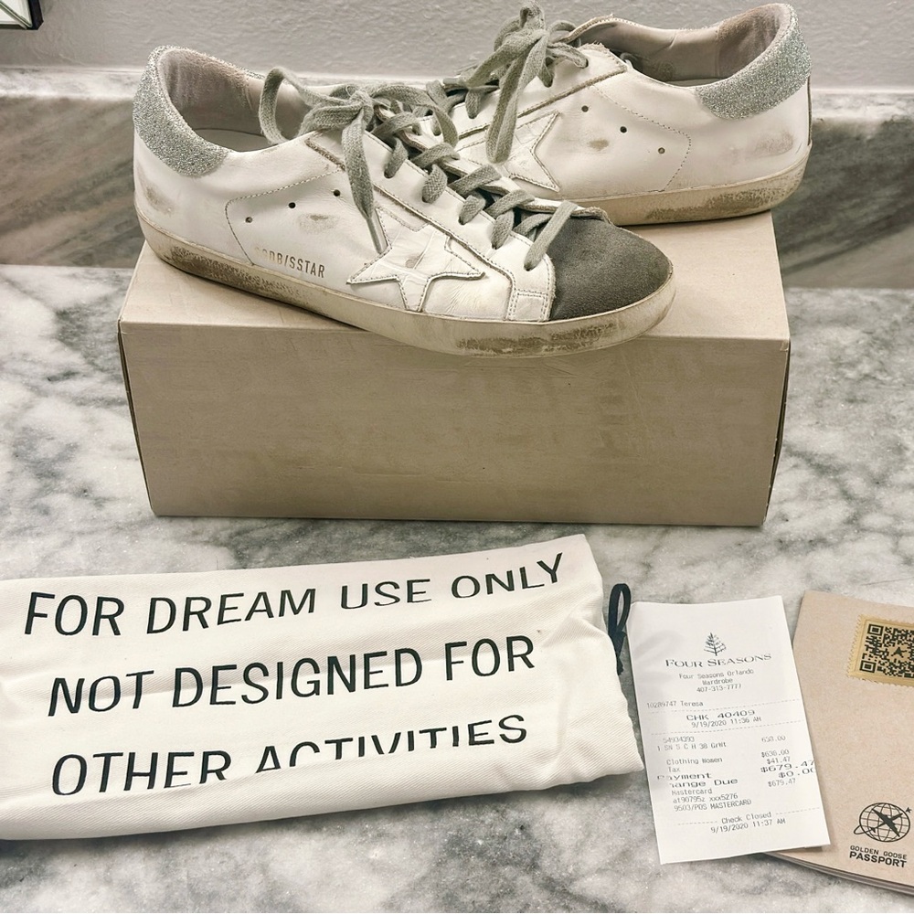 Golden Goose White Sneakers - Picture 5 of 7